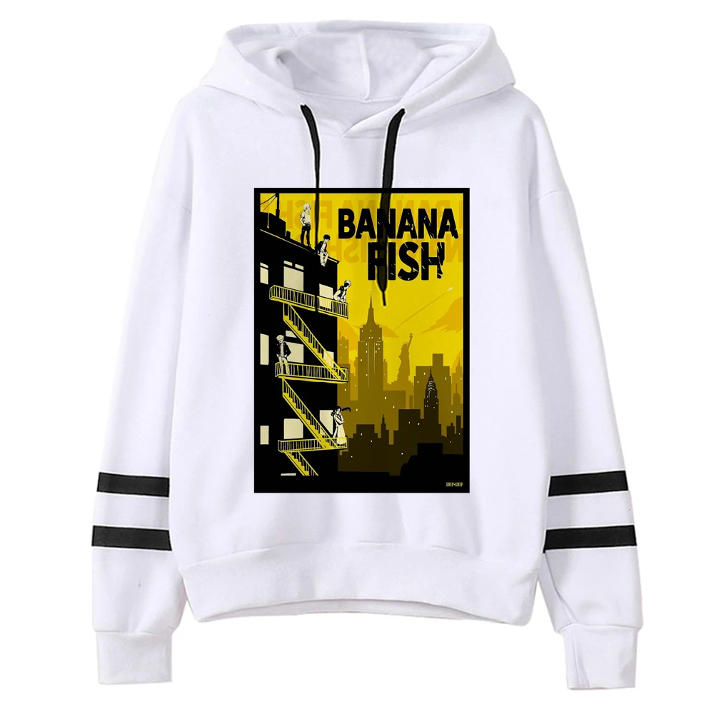 Banana Fish hoodies women gothic 90s funny sweat y2k Pullover clothes female aesthetic Hooded Shirt