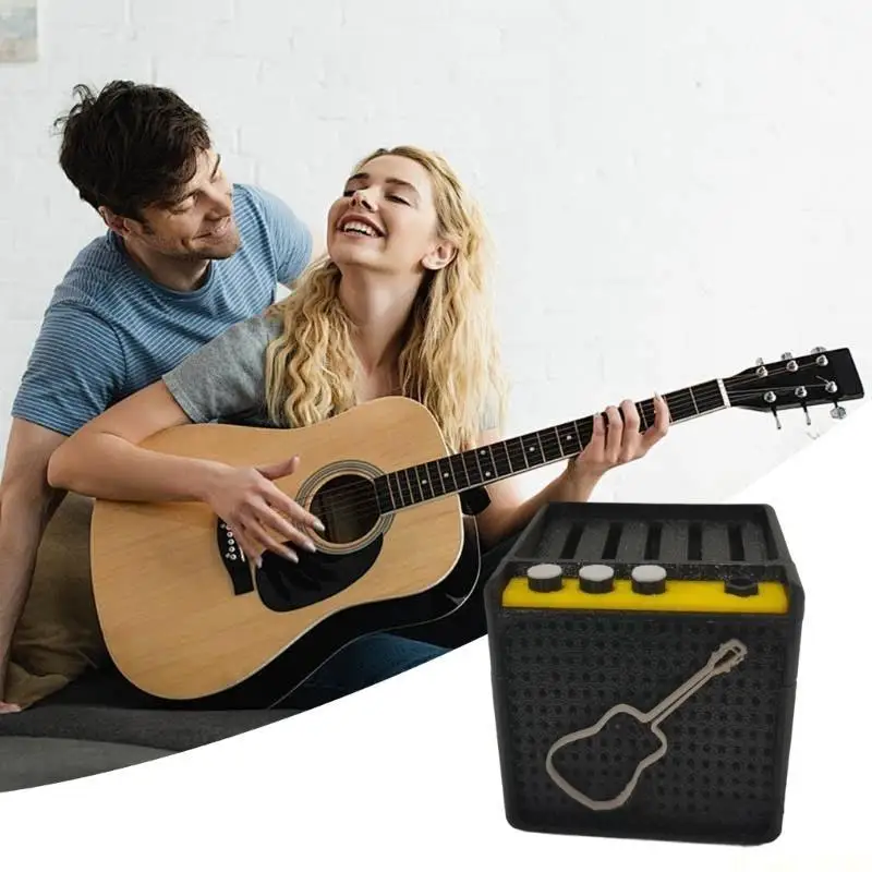 

M5TC Portable Guitar Pick Holder With Pick Slot Pick Storage Box Light Weight Speaker Guitar Plectrums Cases Box