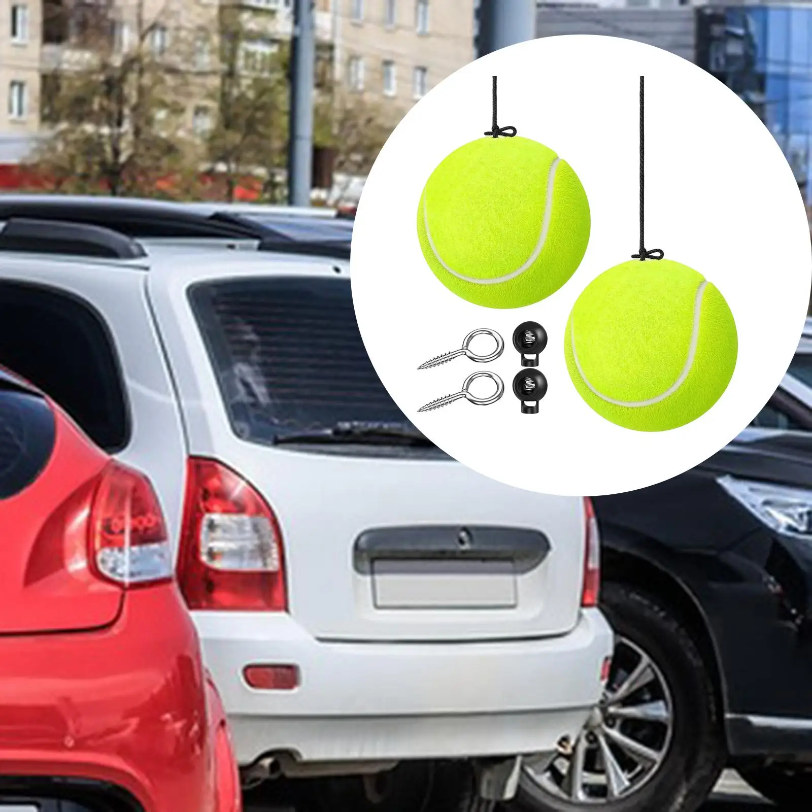 

Garage Tennis Ball Parking Aid Car Park Guide Height Adjustable Car Accessories