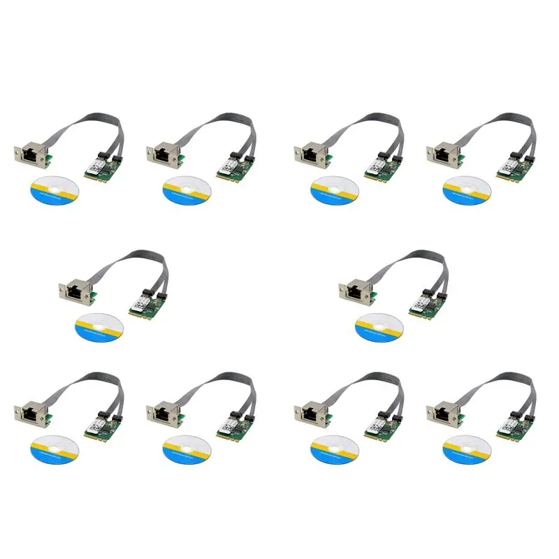 

Высокопроизводительная сетевая карта Ethernet 2.5G M.2 A+E KEY RTL8125B для промышленного контроля, адаптер PCI Express