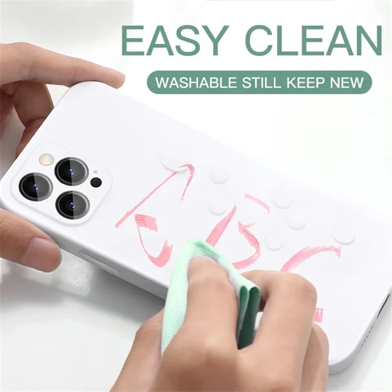 Luxury Liquid Silicone Shockproof Case for iPhone 11 12 13 14 15 Pro Max7 8 iphone 15 X XS XR Max Mini Back Soft Cover Funda
