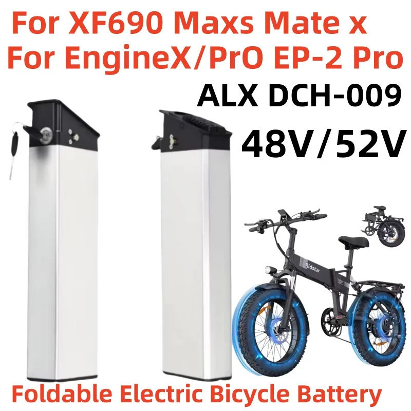 48V/52V 17,5Ah 15Ah 13Ah Ersatzakku für das neue Engwe EP-2 Pro Engine Pro Upgraded Version für MATE X Fahrradakku DCH-009
