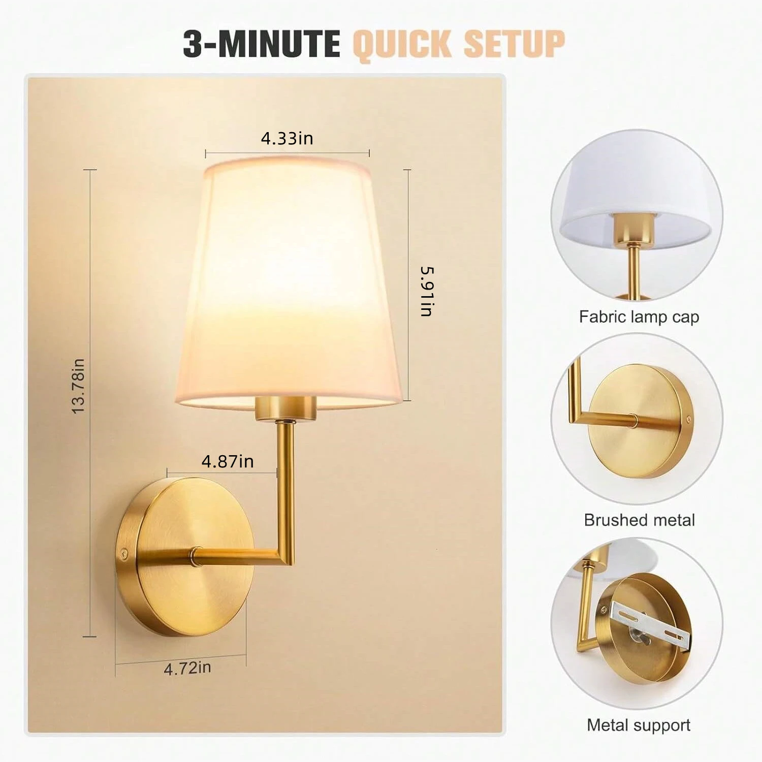 Wireless Rechargeable Battery-Powered Wall Light with Dimmable, Detachable Bulb and Remote Control, 15 Colors, Suitable for Bedroom, Living Room, Hallway Decoration image 5