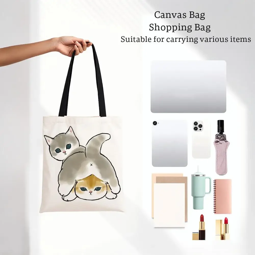 animal pet C-Cat Storage Bags Bags Series Print Bag Lightweight Shoulder Daily Shopping Bags