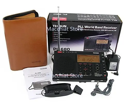 Tecsun PL-680 Radio FM sintonización Digital banda completa FM/MW/SBB/PLL receptor de Radio estéreo sintetizado altavoz portátil dormir automático