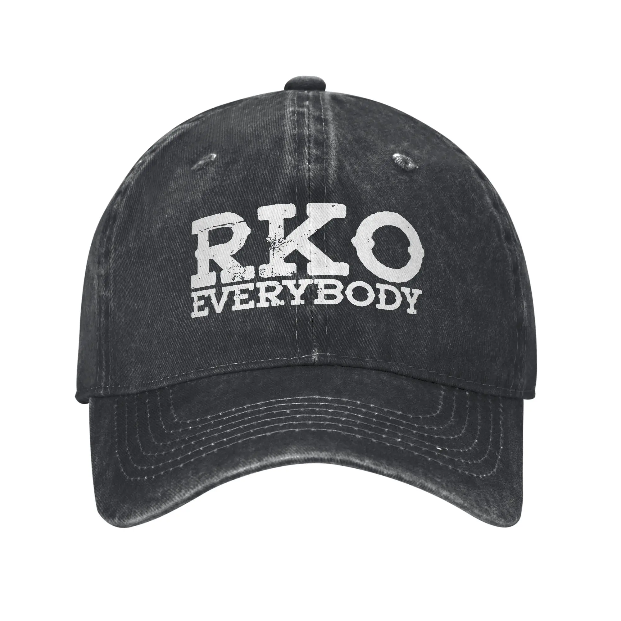 Randy RKO Everybody Vintage Baseball Cap Distressed Washed Wrestling Fighting Snapback Hat Unisex Outdoor Workouts Gift Caps Hat