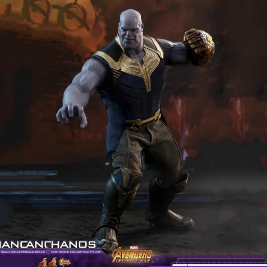 Original Ht Hottoys 1/6 Avengers 3 Thanos Mms479 Action Figures Animation Peripherals Collectible Soldier Ornament Model Gift