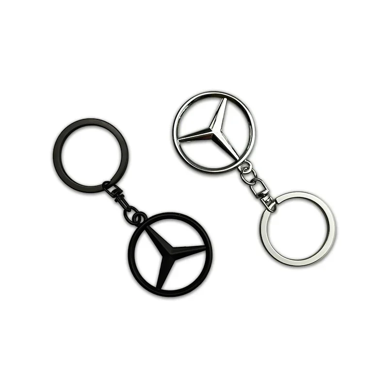 Metal Car Styling Keychain Pendant Key Ring for Mercedes Benz W166 W204 W205 W206 W210 W211 W212 W164 W213 CLA GLE GLB GLC