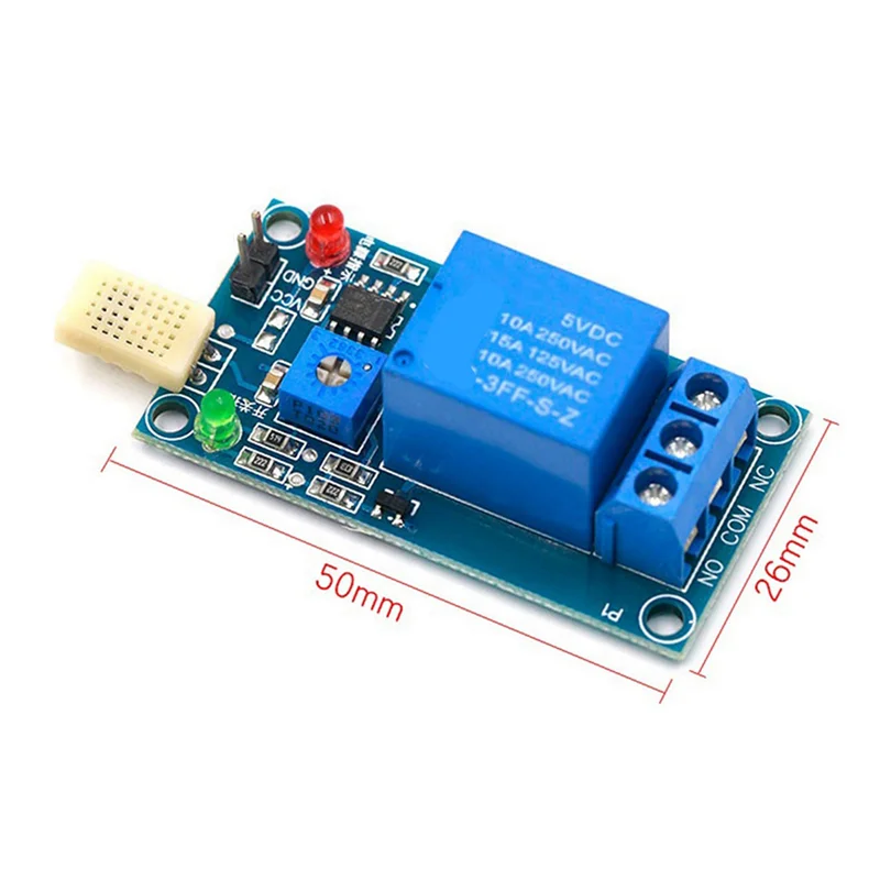 N82R 2X Humidity Switch Module HR202 Humidity Switch Relay Module Humidity Sensor Controller DC5V Portable Module