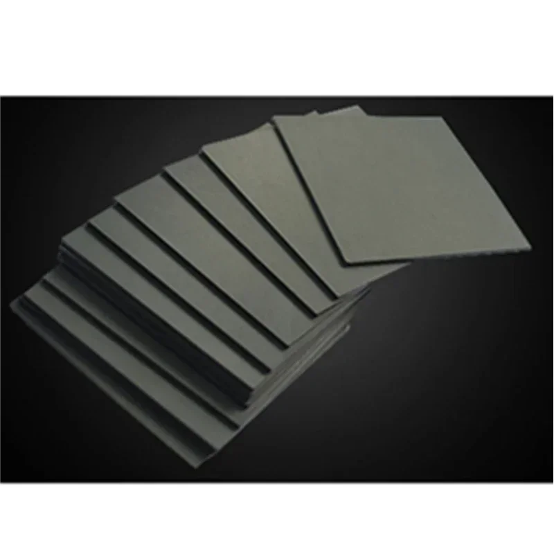 Silicon carbide ceramic plate 50x50x1mm / 2mm / 3mm / 4mm / 5mm / 10mm customize high purity precision Sic sheet