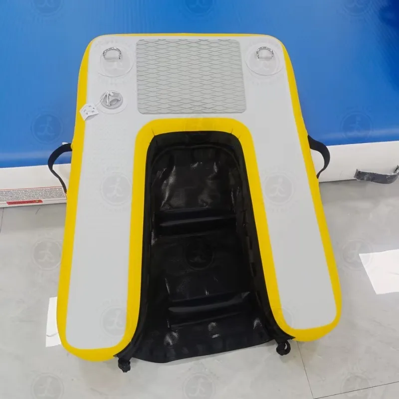 Dog Using Summer Water Play Pet Floating Dock Dwf Inflatable Dog Ladder Water Floating Swimming Equipment Suitable for Pet Toys