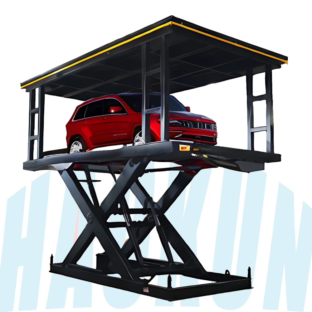 Scissor Type Portable Hydraulic Car Lifts Stationary Scissor Elevator for Sale