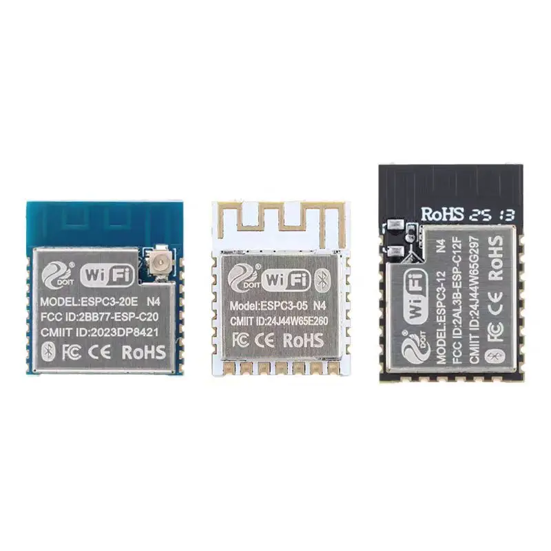 5PCS ESPC3-05/12E/20E N4 Wi-Fi + Bluetooth 5.0 Module ESP32-C3 32-bit MCU Module