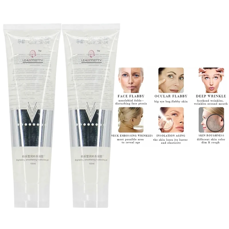Newest 100ML Ultrasonic HIFU Gel Skin Firming Tighten Anti Wrinkles Gel High Intensity Focused Ultrasound Massager Gel 1PCS