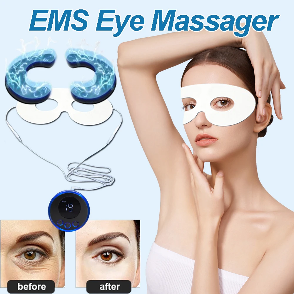 

EMS Eye Massage Face Lifting & Firming Anti-Wrinkle Eye Lines Microcurrent Massager Spa Skin Care Home Appliances