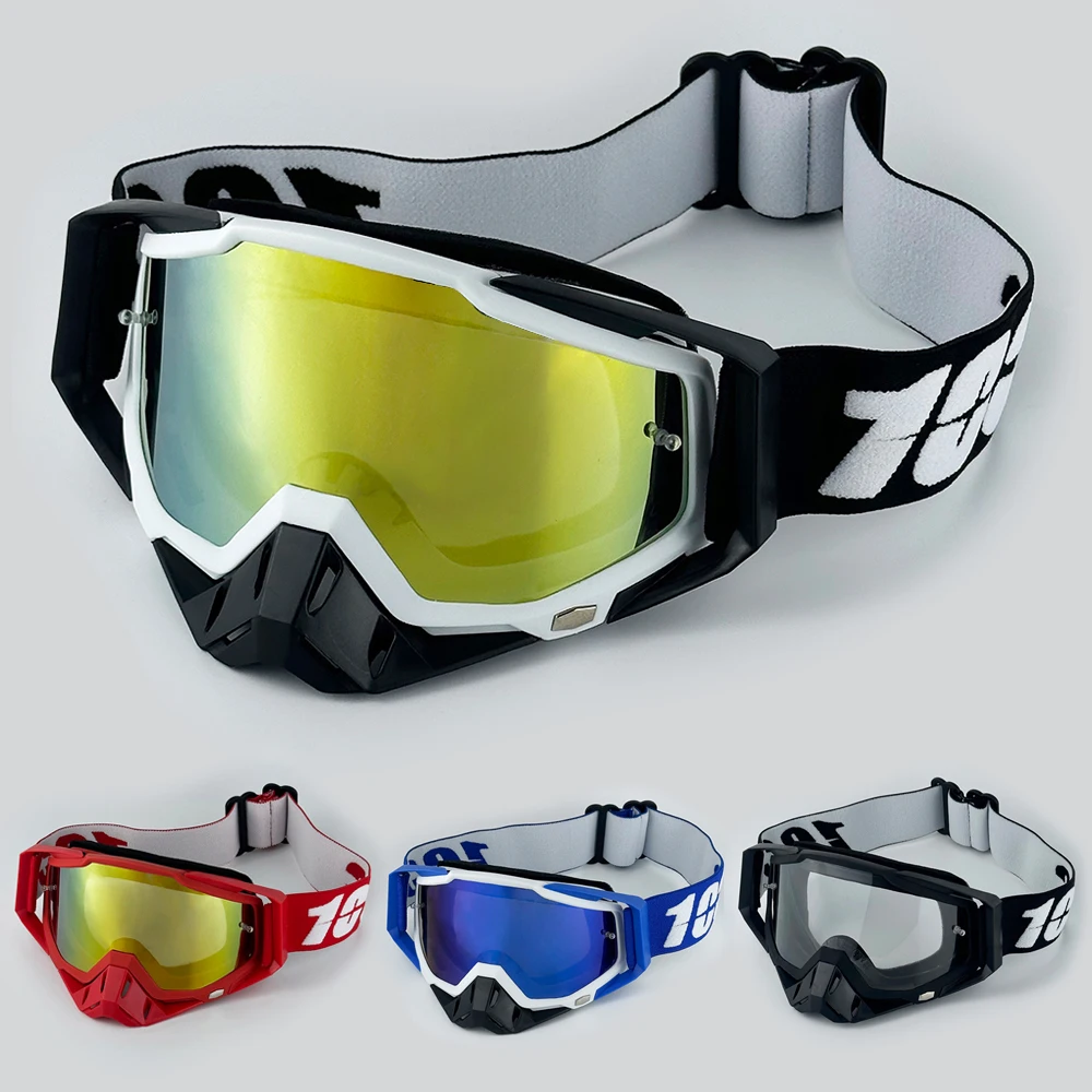 

Motorcycle Goggles Dustproof Racing Glasses Windproof for Men & Women Motocross Cycling Skiing Outdoor Off-Road Bike Goggle