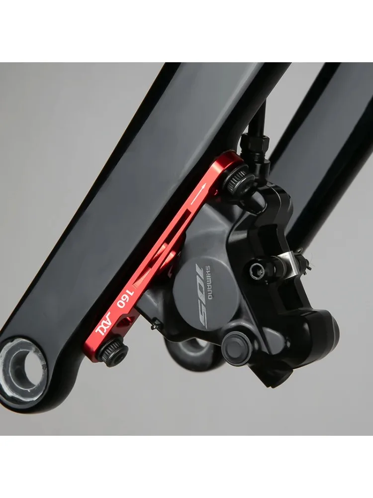 AliExpress NONE 1 Set Road Bike Disc Brake Flat Mount Adapter CNC Ultralight For Bicycle Front 140mm/160mm Rear 160mm Brake Rotor Adapter