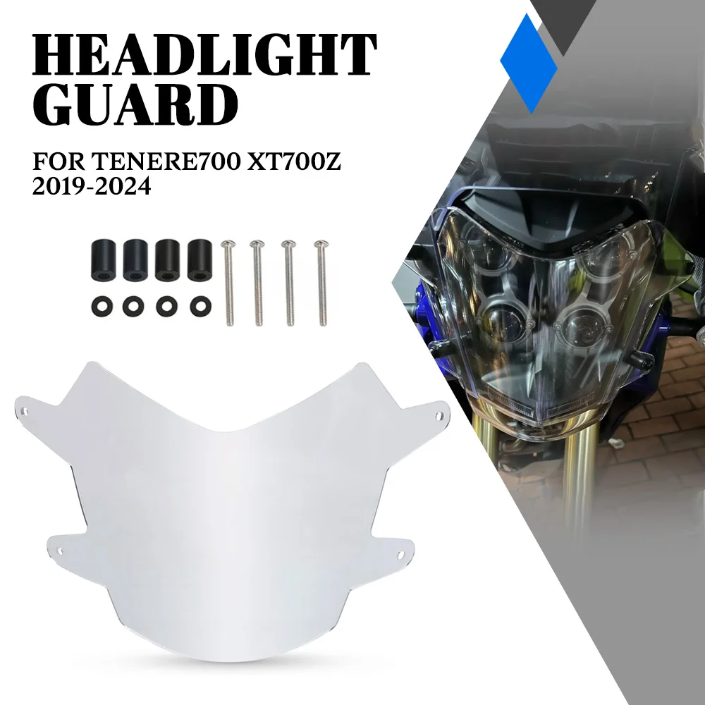 

Аксессуары для мотоциклов, защитный чехол для передней фары для YAMAHA TENERE 700 WOLD RAID 2022-2023-2024 2025