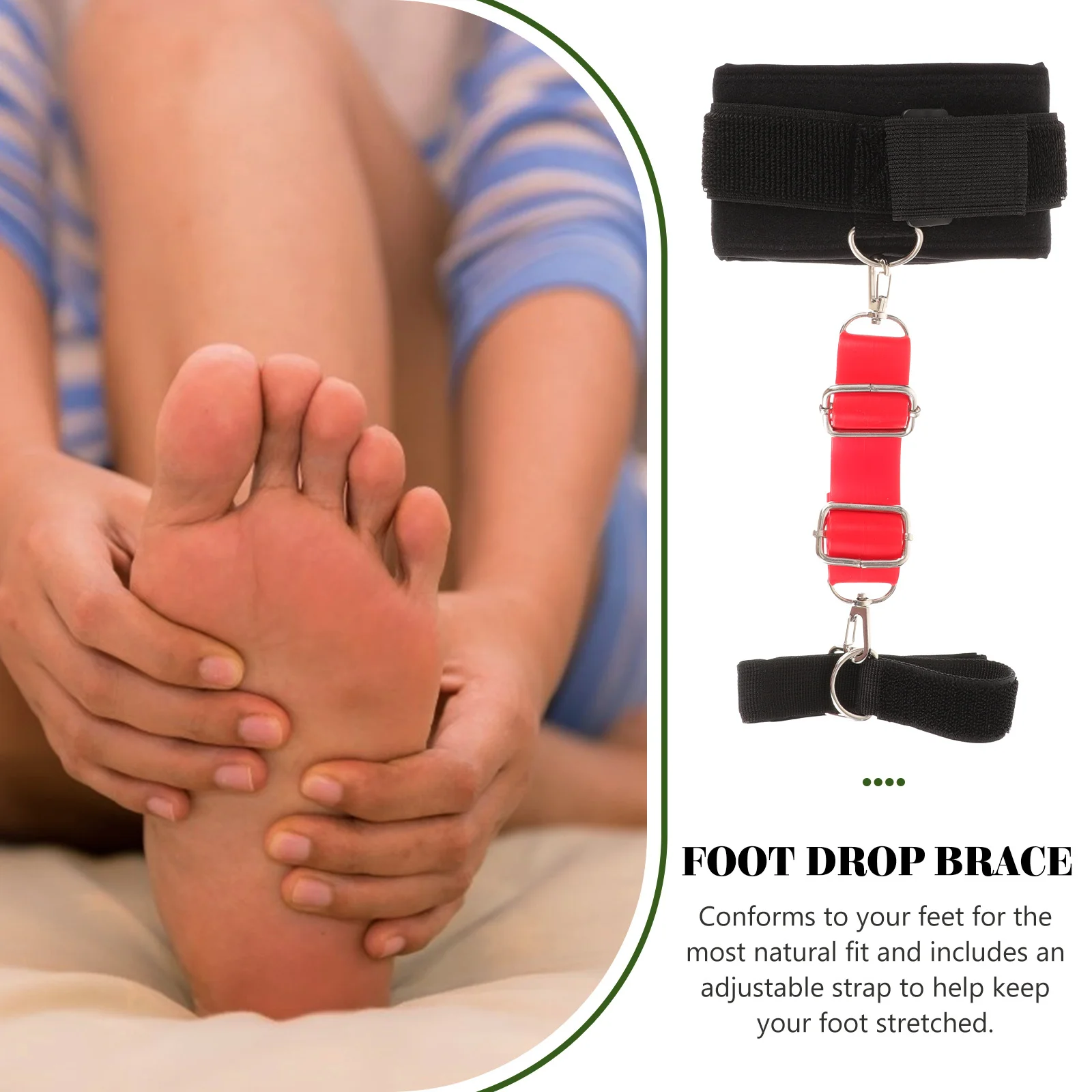 

Регулируемый бандаж для ног, унисекс, ночная шина для подошвенного фасциита для ходьбы и сна, ночная шина для подошвенного фасциита