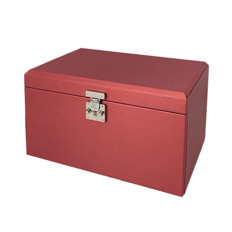 

One-click, full lock, jewelry, storage box, large-scale desktop stud earrings, necklace, bracelet.