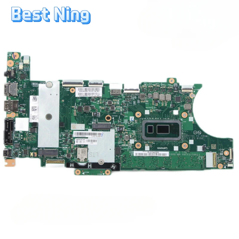 

For Lenovo Thinkpad X390 Laptop Motherboard NM-B891 Mainboard with CPU I7-8565U RAM 8G Tested OK