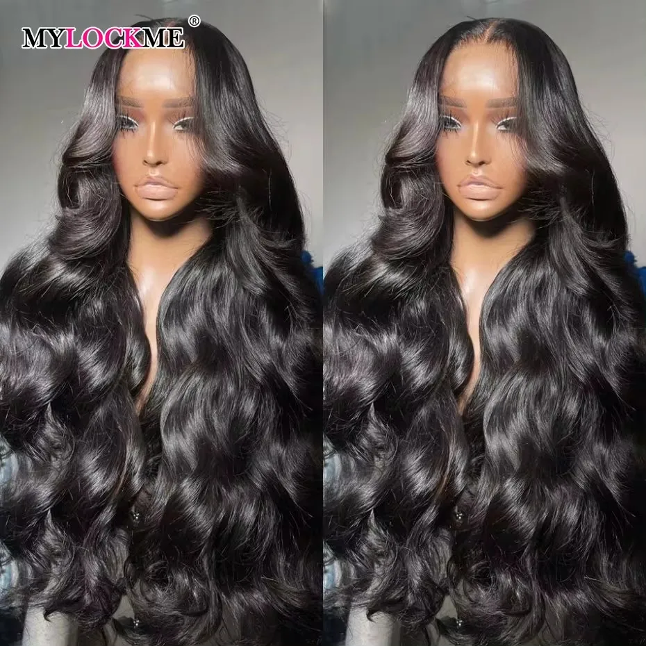 

180% Body Wave Lace Frontal Wigs 13x4 13x6 Transparent Lace Front Wig Human Hair Pre Plucked Brazilian Hair Lace Closure Wig