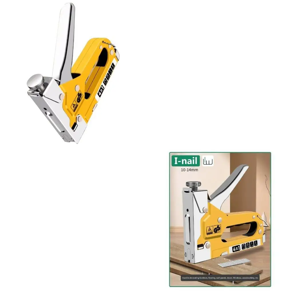 652F Heavy Duty Manual Nailers Tackers Stapler Staple Guns for Book Binding Furniture