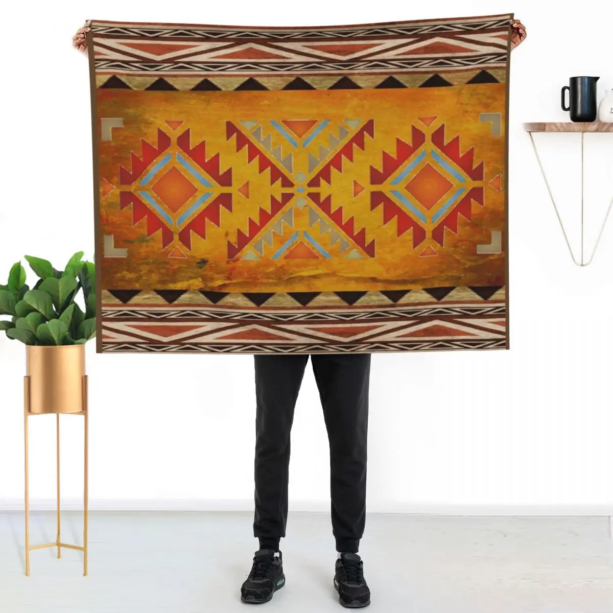 Aztec pattern Navajo Throw Blanket Hairys Soft funny gift Sofa Throw sofa bed for sofa Blankets