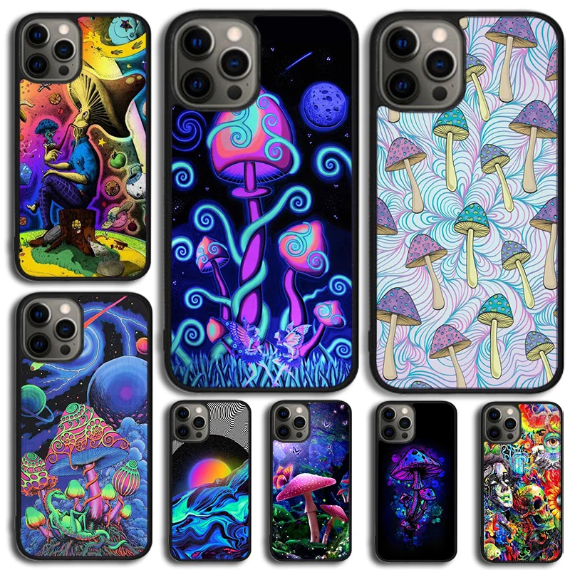 Psychedelic trippy abstract art Phone Case Cover For iPhone 15 16 14 XR XS 11 12 13 Mini Pro MAX Plus