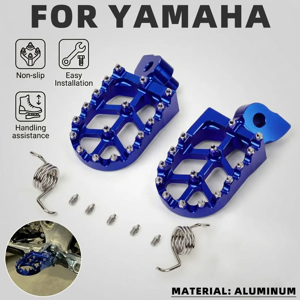 

Motorcycles Footpeg For YZ65 85 125 250 450 Electric Dirt Bike Aluminum JFG Parts For WR 250 426 450 Off-Road Durable Pedal Part