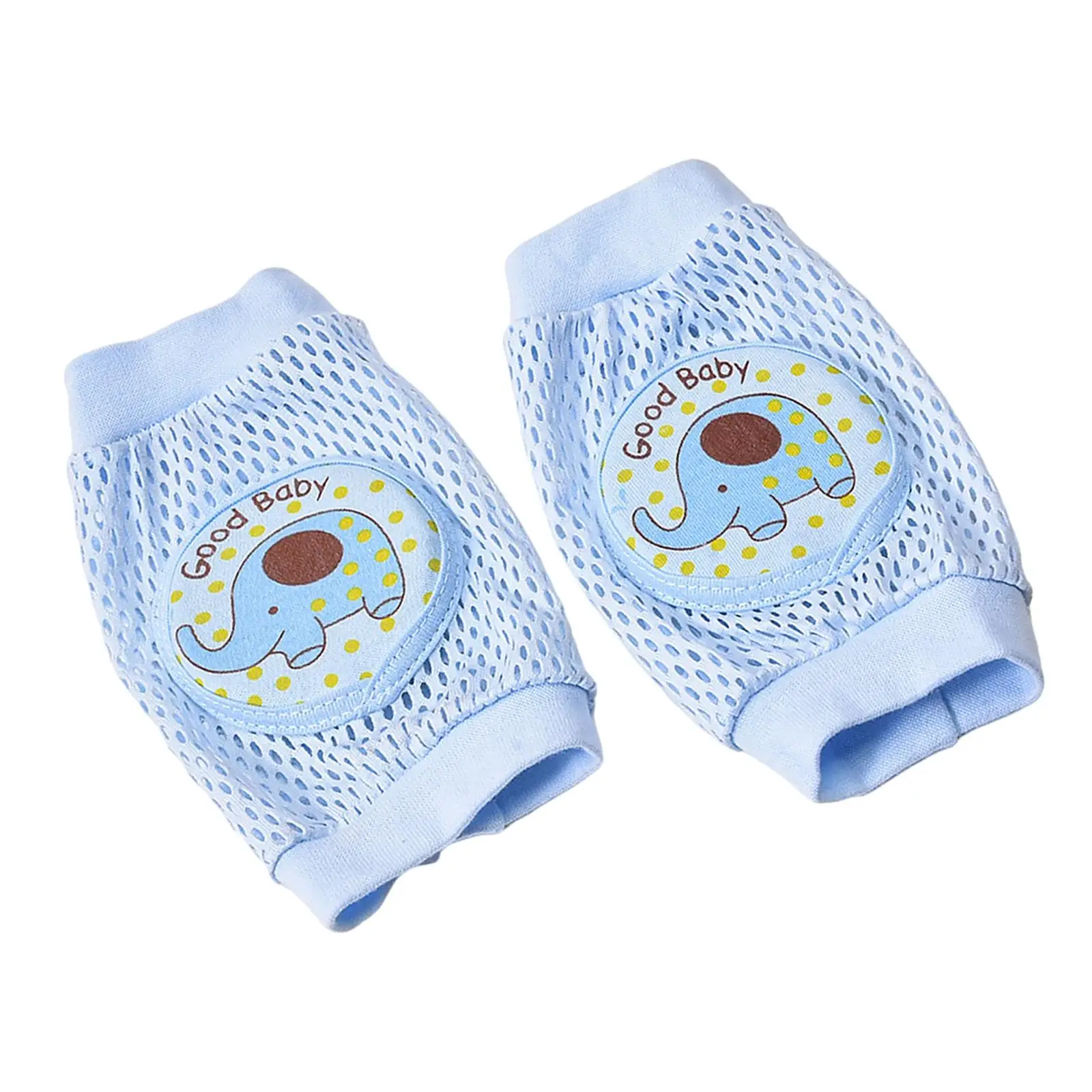 Kids Knee Pads for Crawling and Walking Baby Leg Warmer Cushion with Mesh Fabric Flexible Protector for Infant Outdoor Play