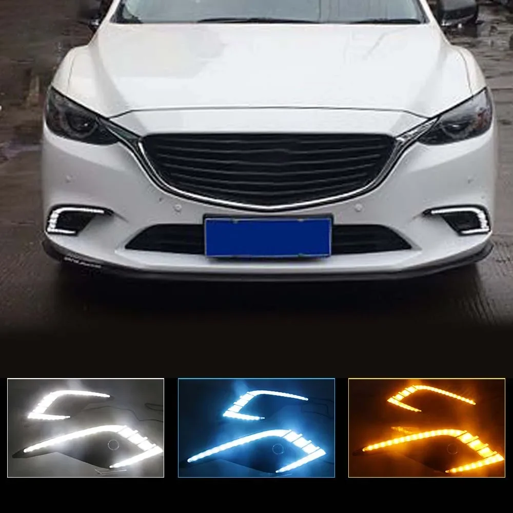 

LED Front Bumper Light Foglight Fog Lights Lamp Day Light for Mazda 6 2017 2018 2019