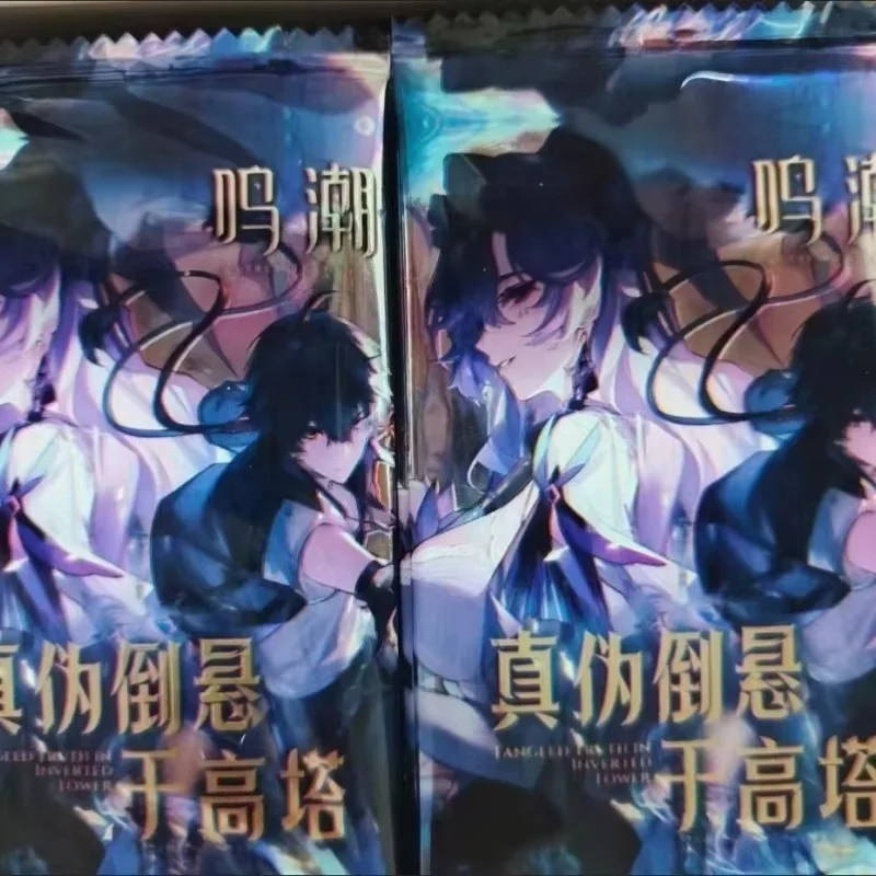 Hot The Authenticity Of The Mingchao Card Is Hanging Upside Down In The Tower Collection Card Gifts Random Packaging Card Box