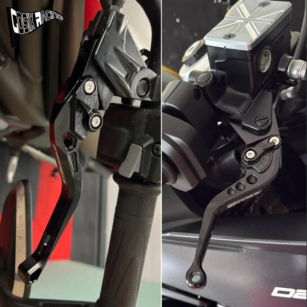 

Подходит для 765 Street Triple S 17-19 765 Street Triple R 20-21 (версия NOT RS) Аксессуары для ЧПУ Набор коротких тормозных рычагов сцепления