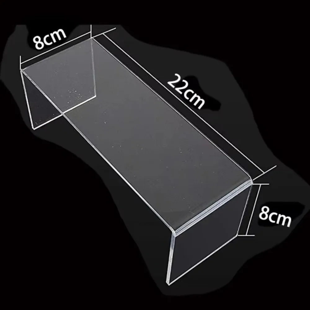 Transparent Acrylic Acrylic Display Stand Space Saving Stackable Structure Figurine Display Stand Minimalist Style Multi-Purpose
