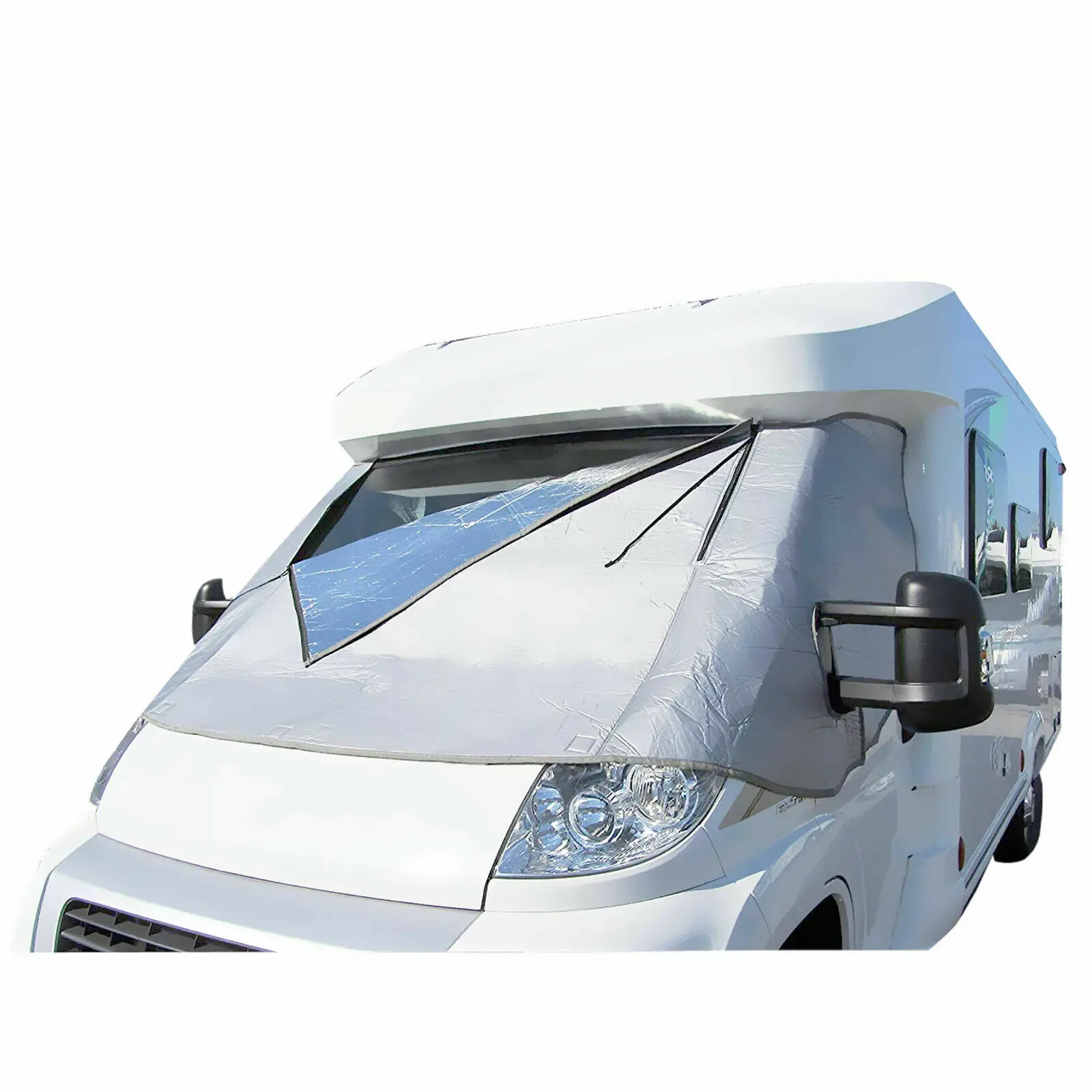 RV Windshield Sunshade Cover For Fiat Ducato Peugeot Boxer Citroen Relay X250 Thickened Motorhome Windshield Snow Cover