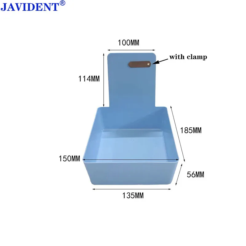 5 шт., стоматологические рабочие кастрюли, красочный АБС-пластик, лабораторный рабочий лоток, стоматологический лабораторный ящик для хранения с зажимом-держателем, органайзер