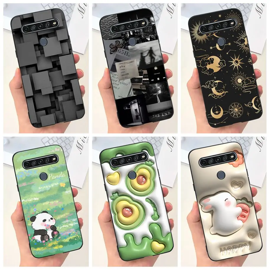 For LG K41S Case LM-K410EMW LM-K410 Shockproof Cover Cute Cartoon Painted Soft Slim Phone Cases For LG K51S LM-K510 K 51S Fundas