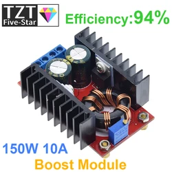 TZT 150W DC-DC Boost Converter Step Up Power Supply Module 10-32V To 12-35V 10A Laptop Voltage Charge Board