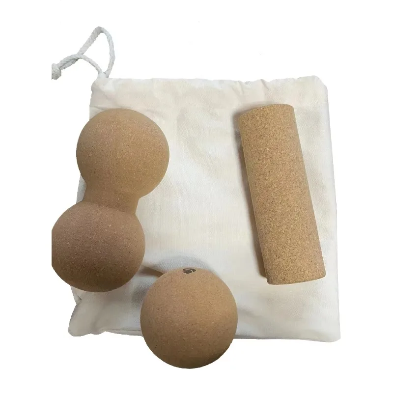 YTYIN Custom Sports And Fitness To Relieve Muscle Soreness Acupuncture Point Cork With Packaging 25 Cm Yoga Ball