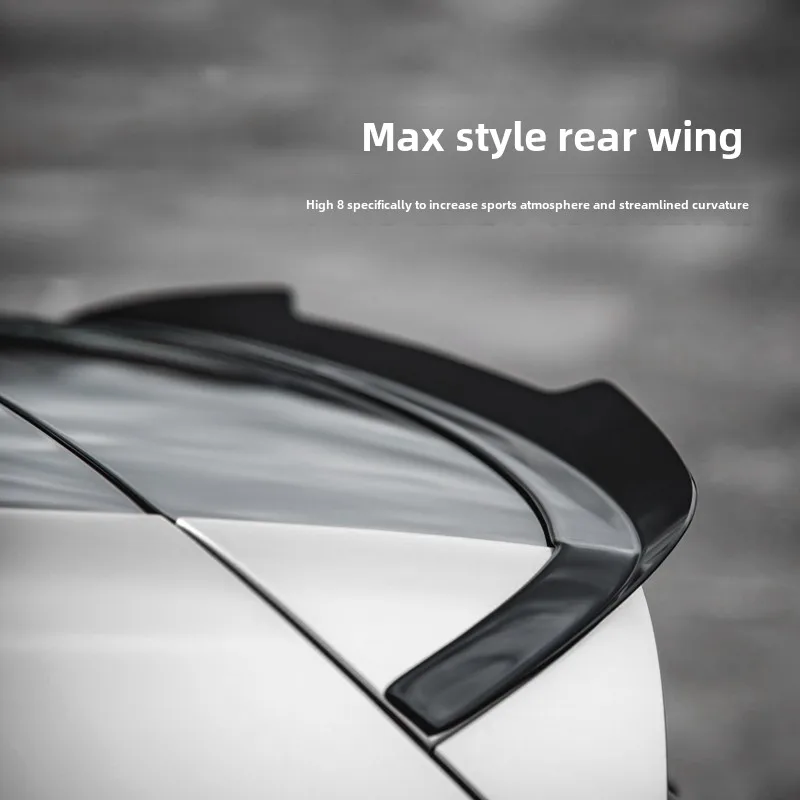 FOR Volkswagen Golf 8 special  tail wing GTI/rline/pro modification accessories, fixed pressure wing, no drilling decoration