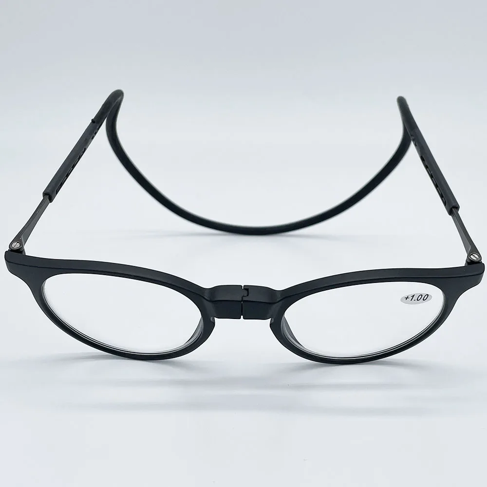 Bequeme, weiche TR-Lesebrille mit magnetischer Absorption und hängendem Hals für Damen und Herren – Detail 2