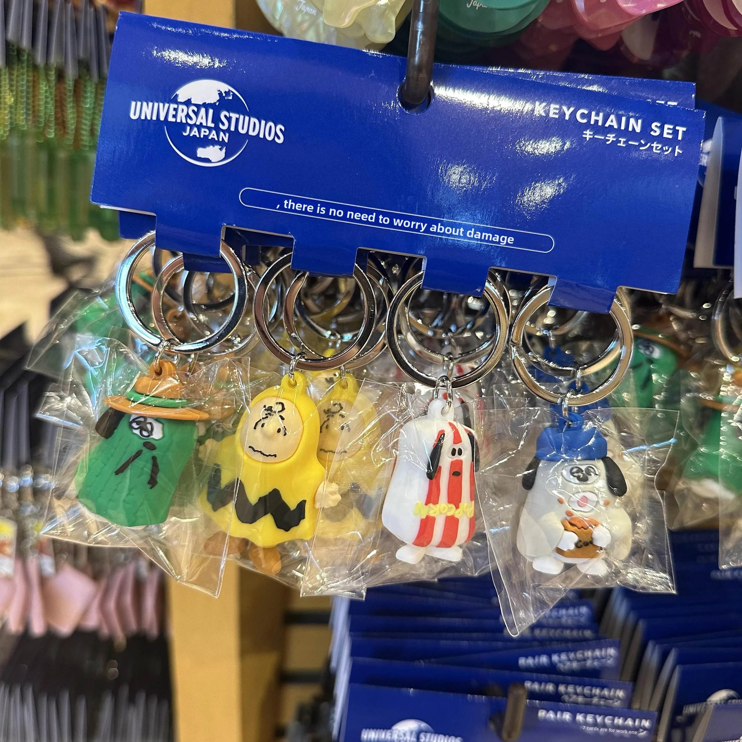 portachiavi-edizione-limitata-usj-osaka-universal-studios-charlie-brown-combinazione-ufficiale-autentica-giocattolo-anime-cartoon