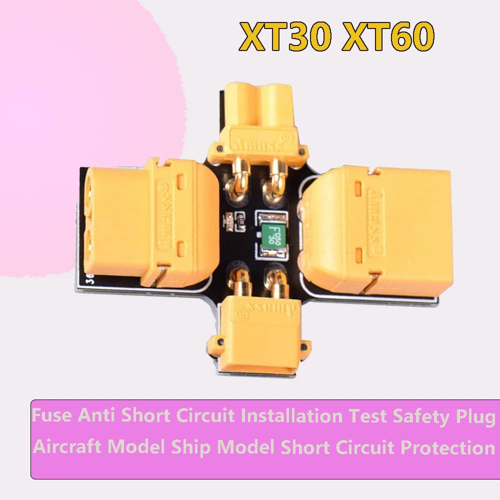 XT30 XT60 Rauchstopper Männlich Weiblich 1-6S Selbstheilende rücksetzbare Sicherung Rauchtestwerkzeug für RC Modell FPV Drohne Boot Pasrt JHEMCU