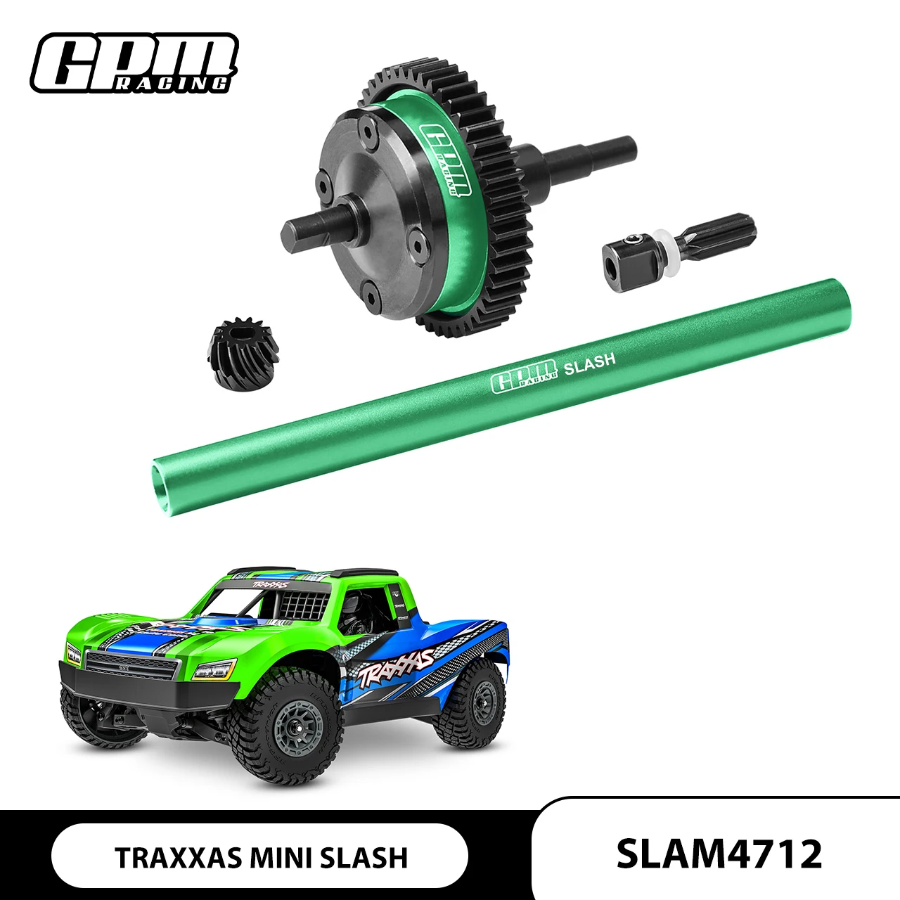 

GPM TRAXXAS MINI SLASH 4X4-108164-1 Для КАРБОНОВОЙ СТАЛИ 4140 + ЦЕНТРАЛЬНЫЙ СТУЛ 7075, ПОЛНЫЙ ДИФФЕРЕНЦИАЛЬНЫЙ