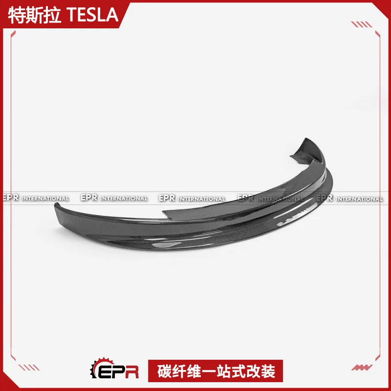 

For Tesla Model 3 23 + Carbon Fiber EPA Front Lip Front Shovel Lip Modification