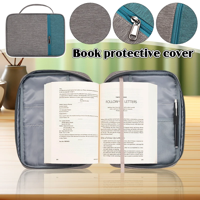 Prayer Book Storage Handbag Protective Bible Cover Book Christmas Church Prayer Bag Waterproof Dust-proof Zipper Book Case