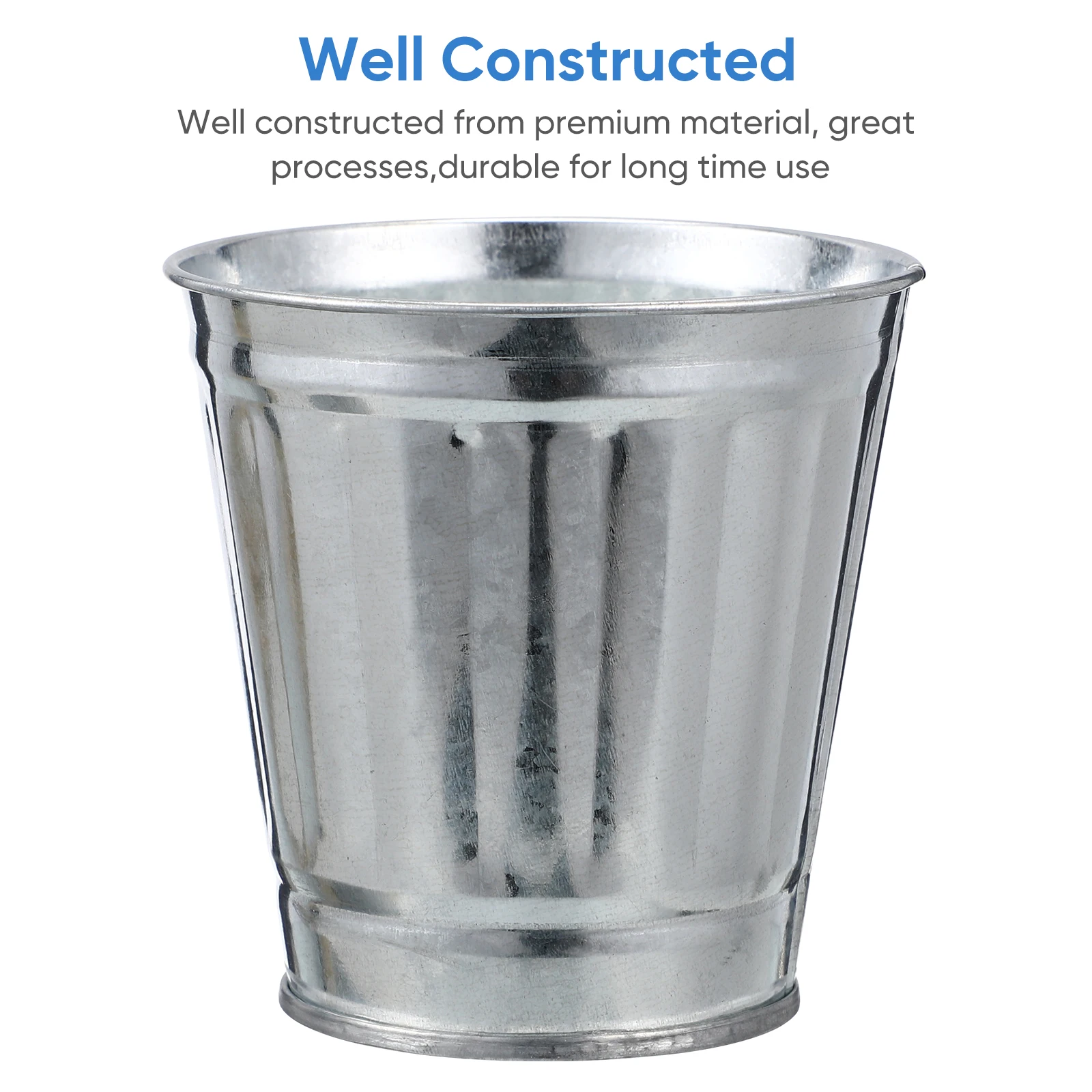 

1pc Creative Mini Desktop Trash Can Simple Storage Pot Space Saving Small Waste Container Garbage Bin Flower Pot For Home Office