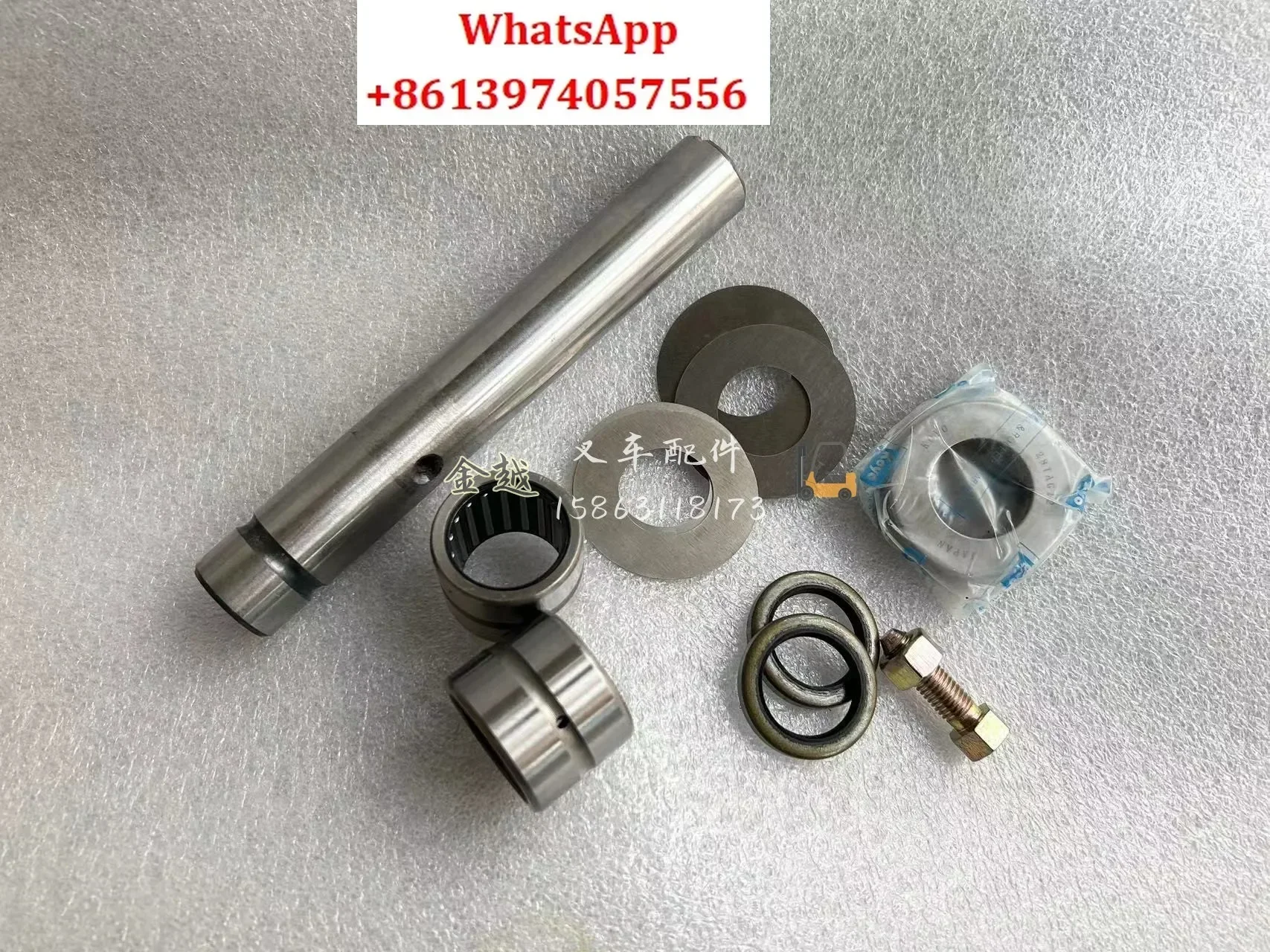 

Kingpin, Vertical Shaft King Pin Repair Kit 43232-26600-71 7F 8F 1-3.5 Tons