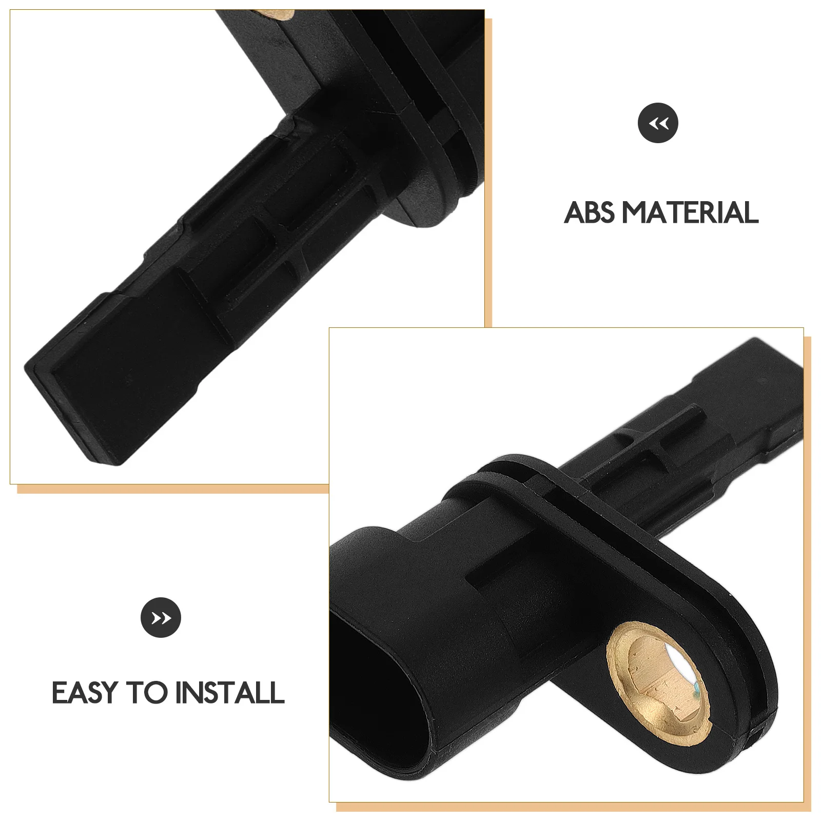 Rueda para múltiples modelos de automóviles Material Abs Fácil instalación Seguridad de conducción mejorada Sensor de velocidad del automóvil Sensor de velocidad de la rueda Abs